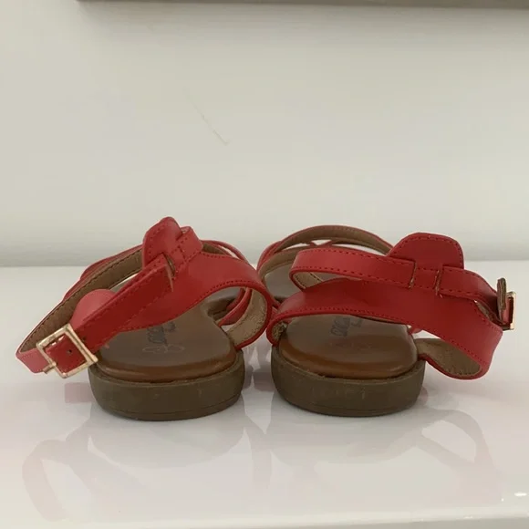 ModCloth Red Strappy Sandals size 10 - Picture 8 of 12